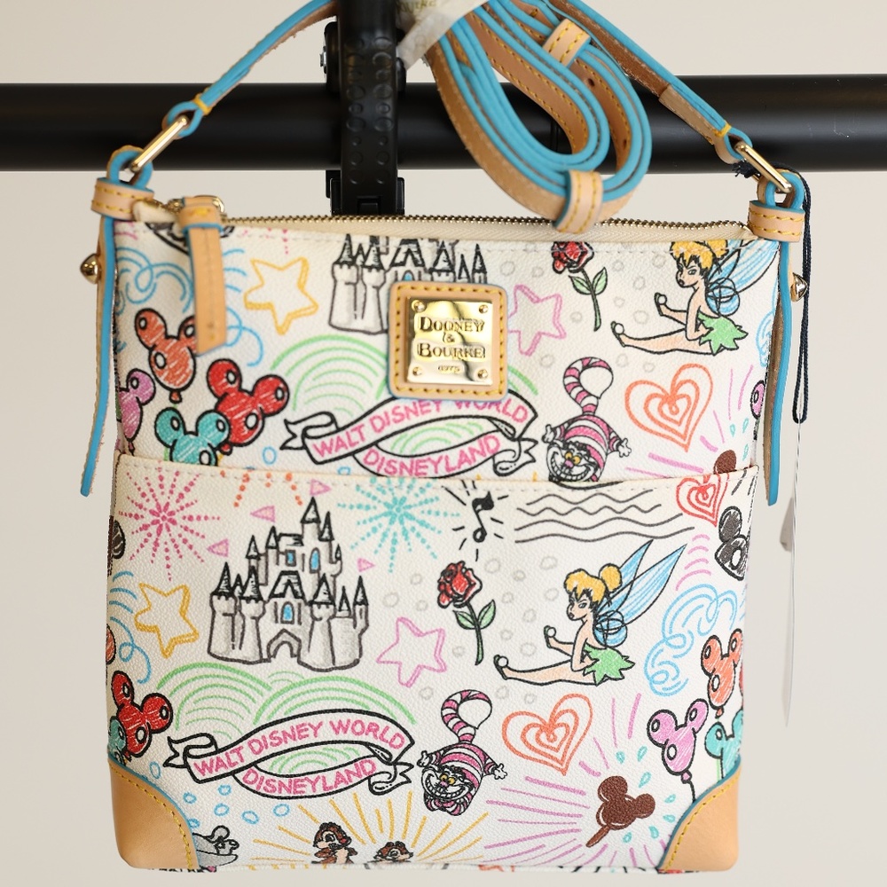 NWT Dooney & Bourke Disney Sketchbook Cross Body Purse